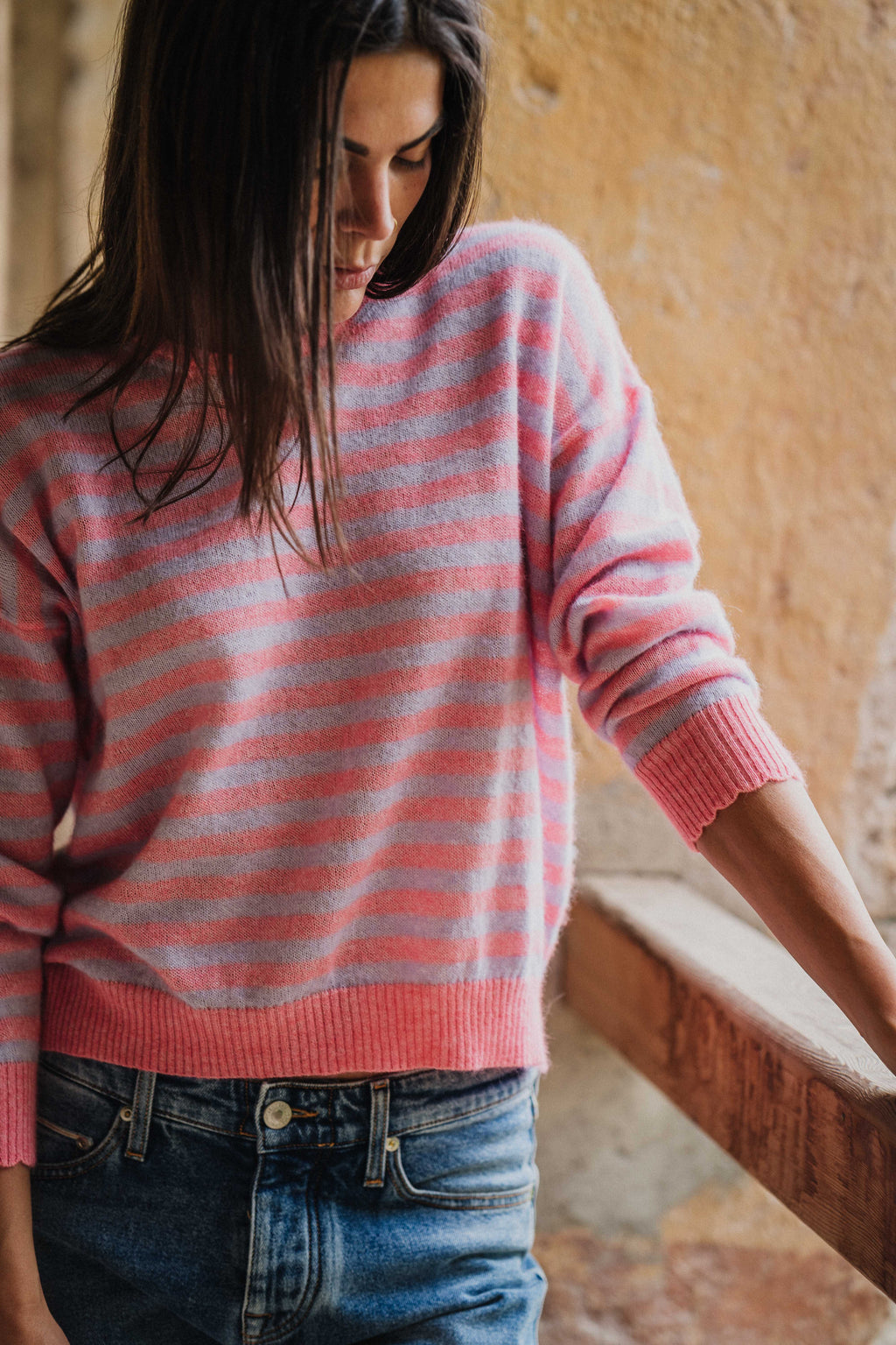 Carola Stripe Pink/Lilac