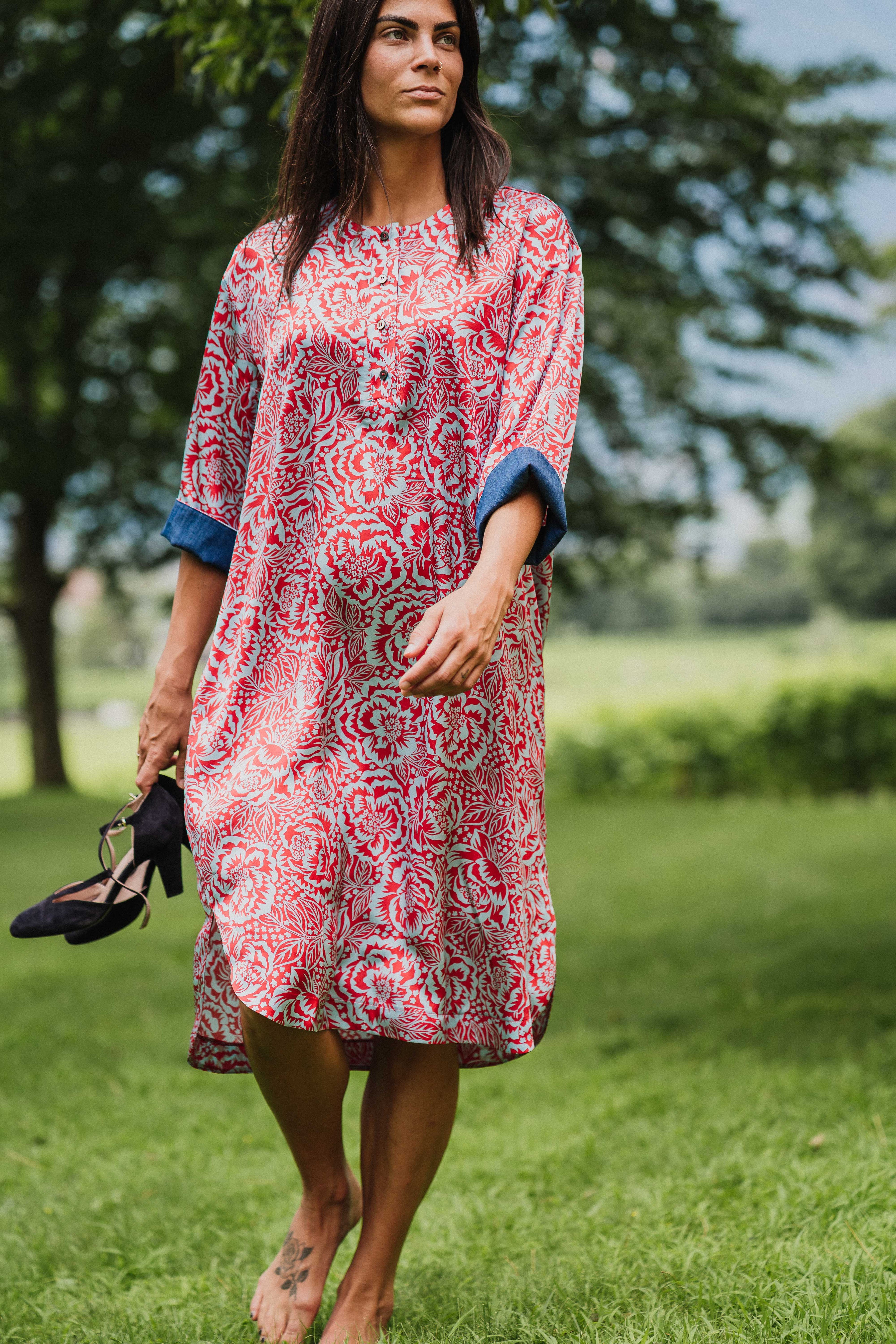 Maggie Long Silk Irene