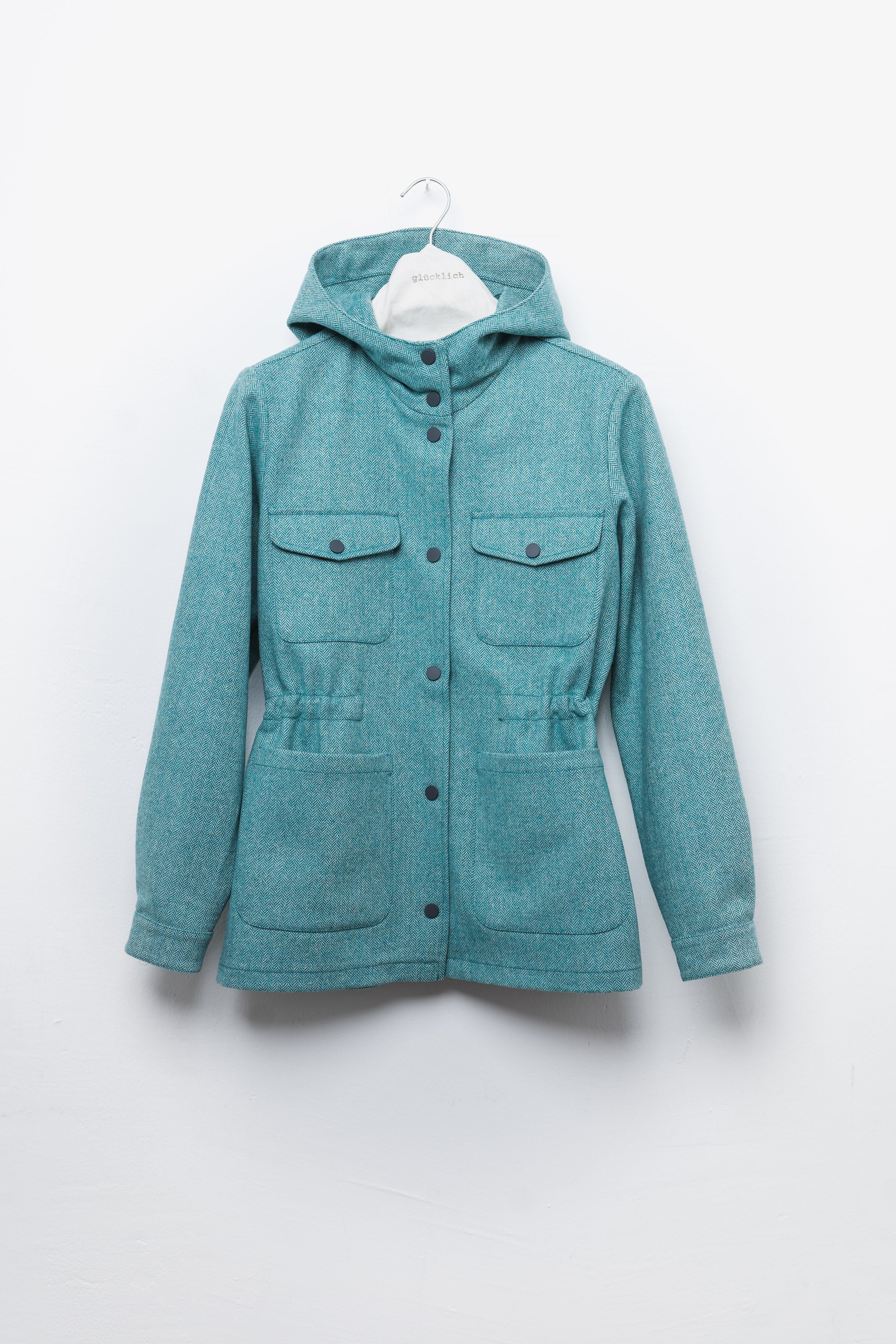 Flavia Herringbone Turqoise