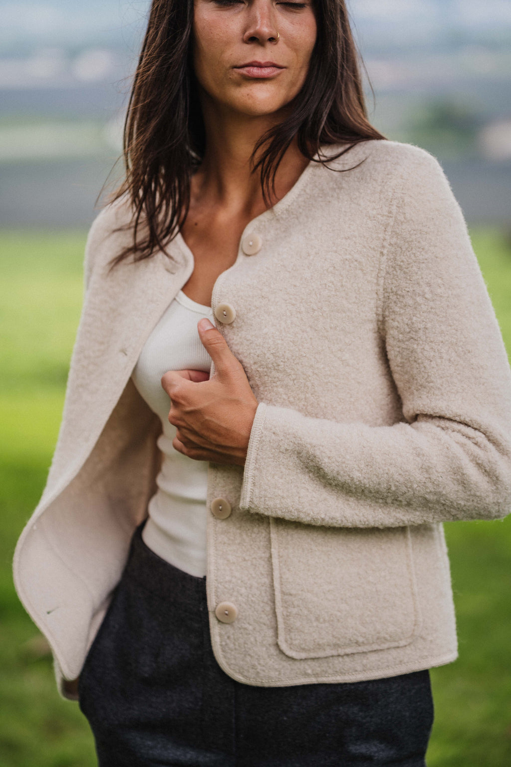 AP Fedora Bouclé Cream