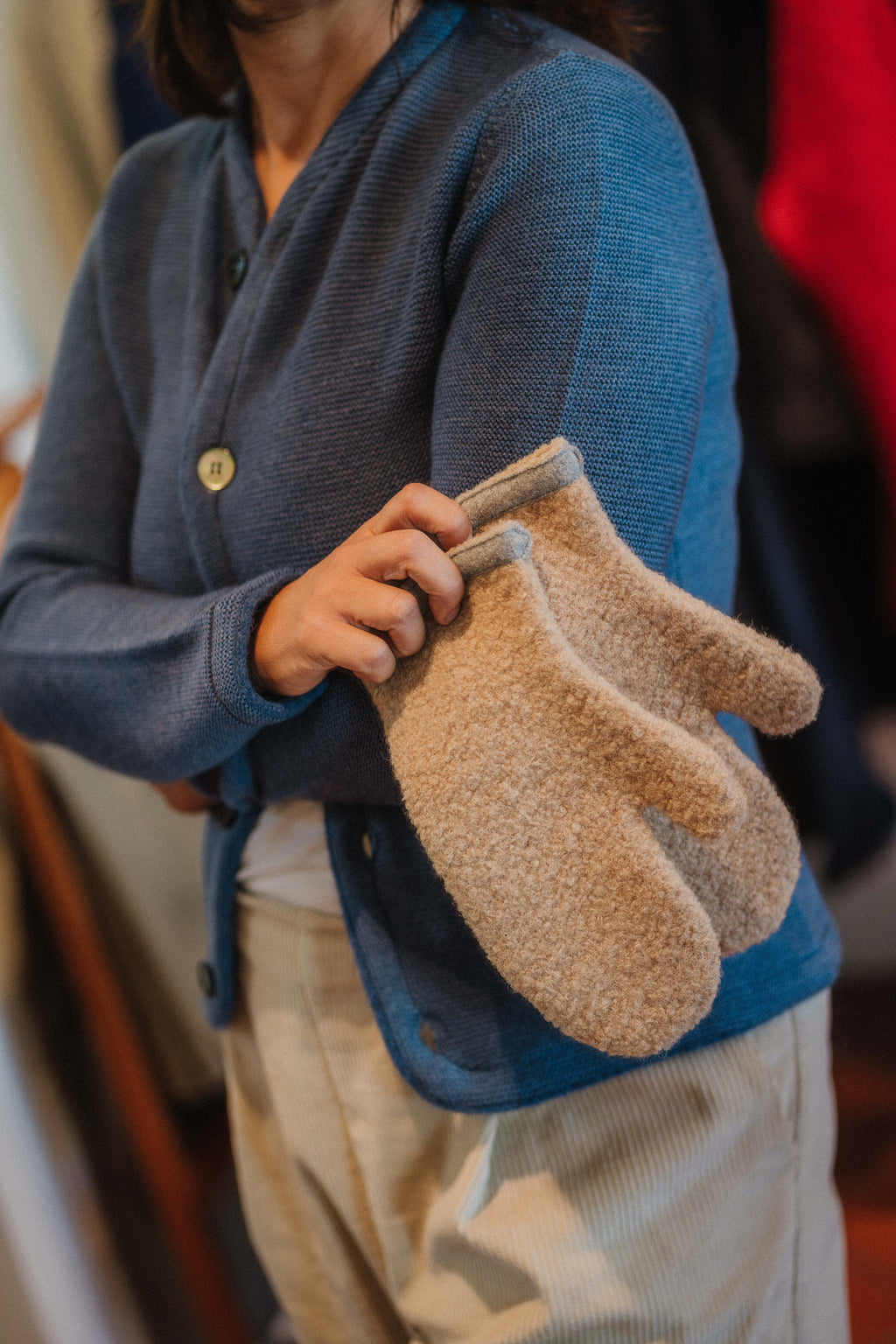 Mano Bouclé Camel
