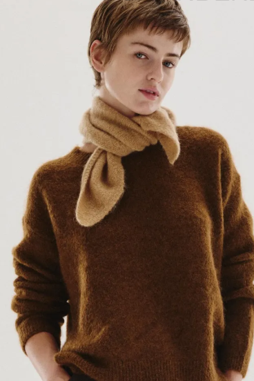 Triangle Knit Camel
