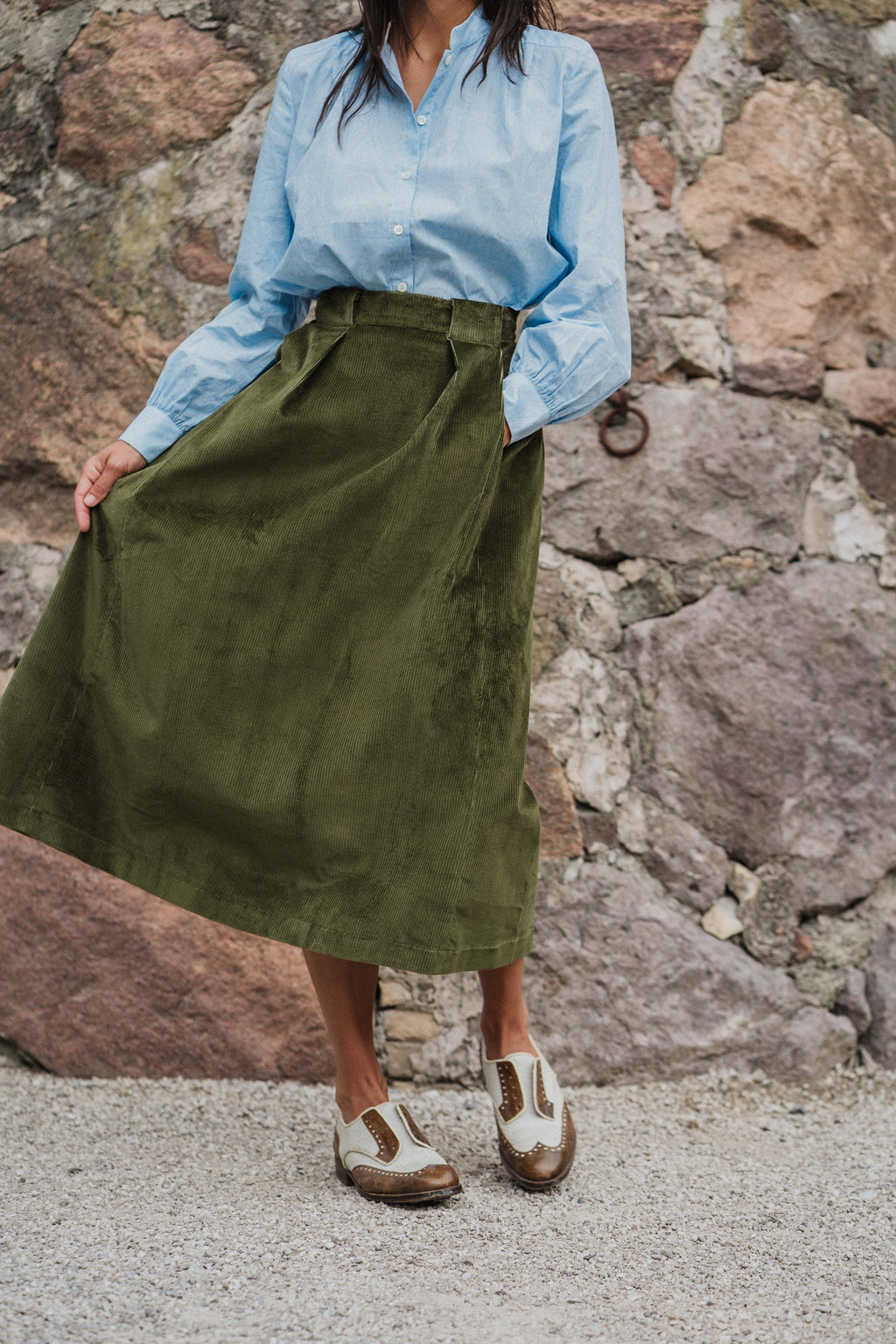 Rosa Corduroy Olive