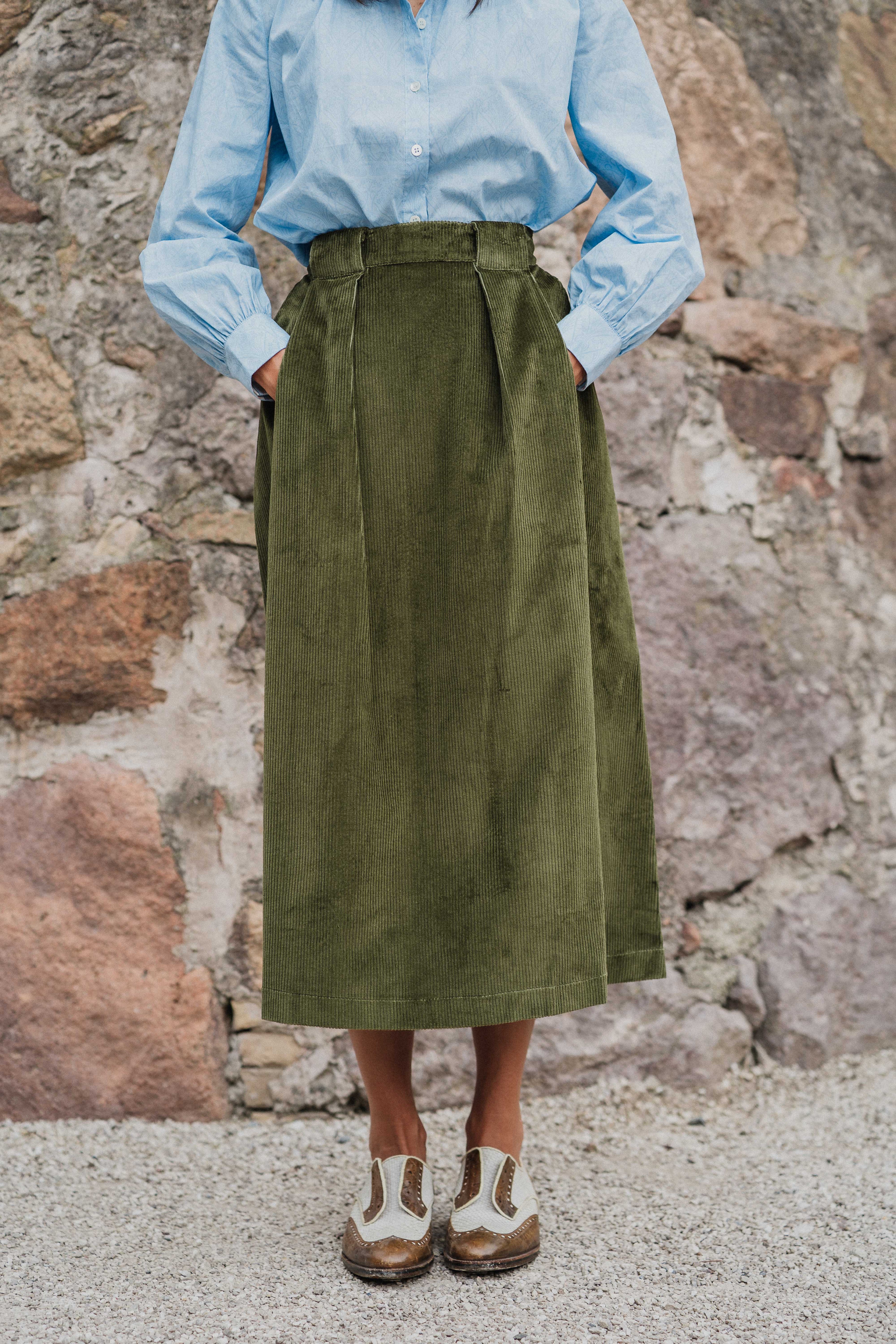 Rosa Corduroy Olive