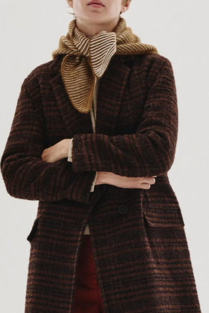 Coat Tweed Choco