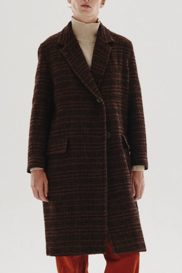 Coat Tweed Choco