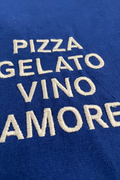 Apron Pizza Gelato Vino Amore