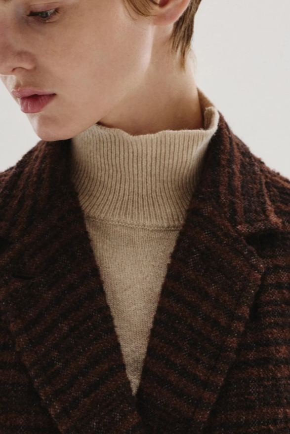 Coat Tweed Choco